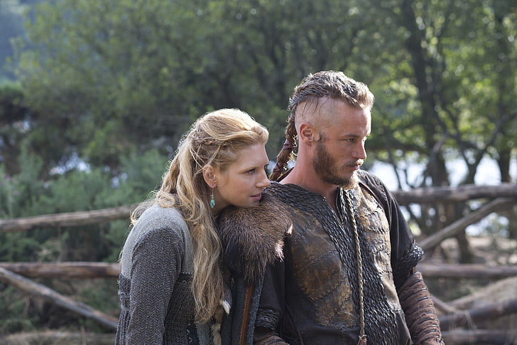 men's brown and black shirt, Vikings (TV series), Ragnar Lodbrok, HD wallpaper