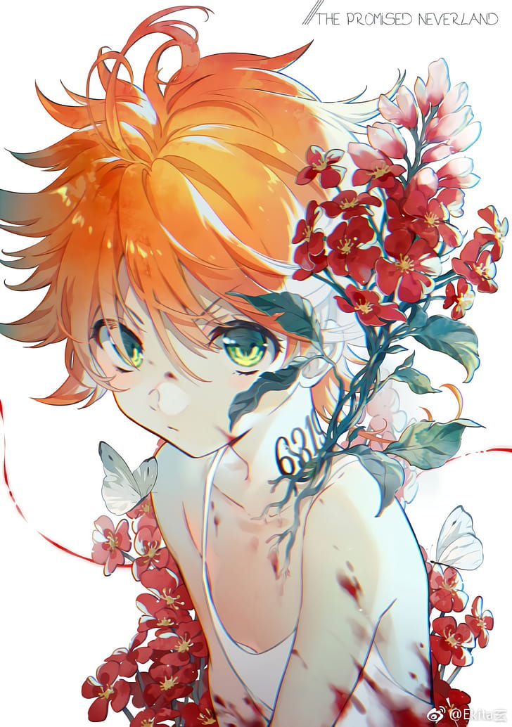 Download Emma, The Fearless Leader from The Promised Neverland Anime  Wallpaper