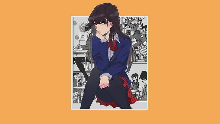 Anime Komi Cant Communicate HD Wallpaper