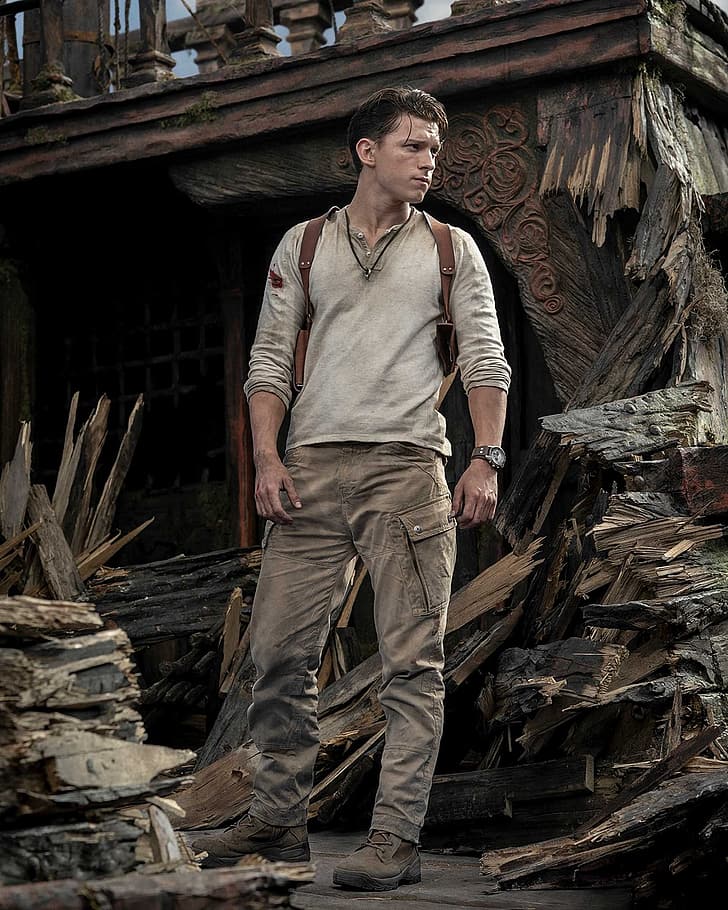 Uncharted (movie), movies, Tom Holland, HD wallpaper
