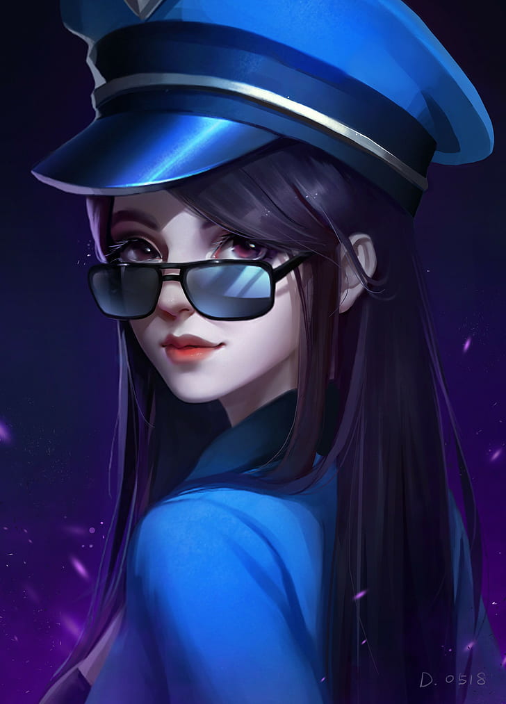 Caitlyn (League of Legends), video games, Video Game Art, video game girls