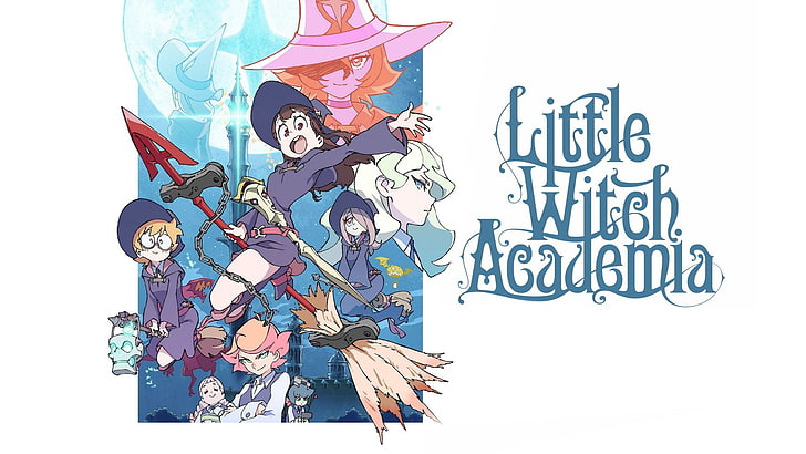 Anime, Little Witch Academia, Akko Kagari, Amanda O'Neill, Atsuko Kagari, HD wallpaper