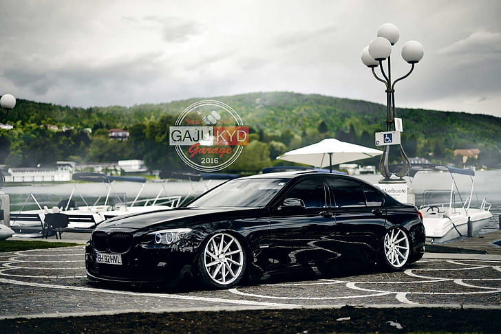 BMW 7 Series, BMW 7 Series BAGGED, GajuKYD, Vossen CVT, transportation, HD wallpaper