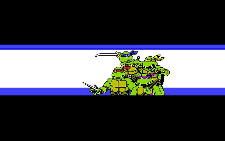 TMNT digital wallpaper, video games, Teenage Mutant Ninja Turtles