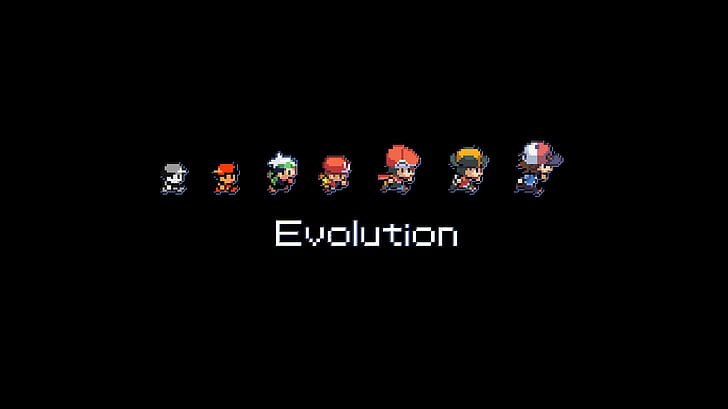 Evolution, Pokemon First Generation, Protagonist, HD wallpaper