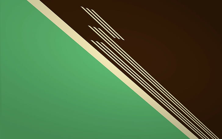 Minimalism, Vintage, Simple Background, brown and green wallpaper, HD wallpaper