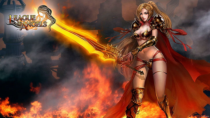 League of Angels wallpaper, action, fantasy, fighting, loa, mmo
