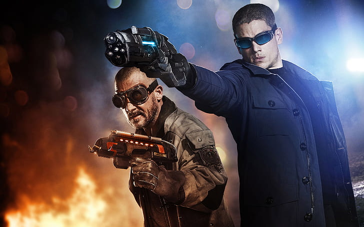 Captain Cold, Legends of Tomorrow, Heat Wave, Wentworth Miller, HD wallpaper