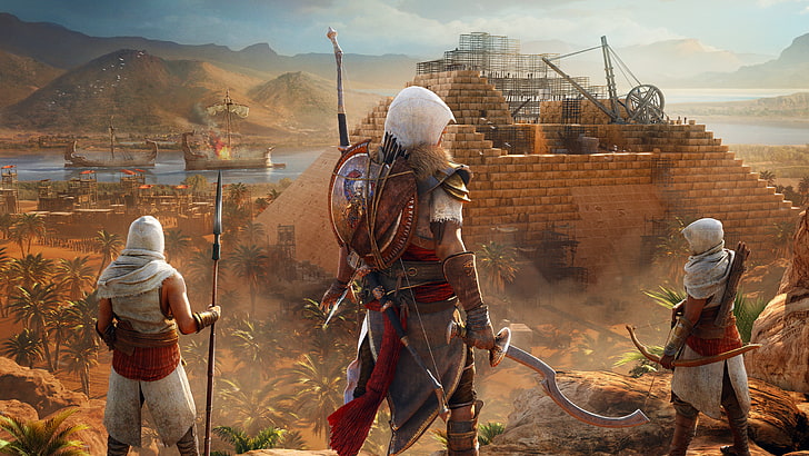 2018, Assassins Creed: Origins, 4K, 8K, DLC, The Hidden Ones, HD wallpaper