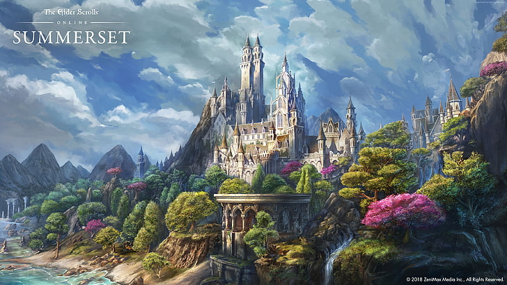 The Elder Scrolls Online: Summerset, 4K, poster