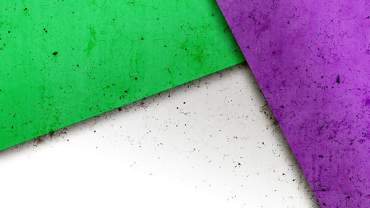white, green, and purple digital wallpaper, simple background