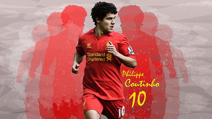 Liverpool FC, Philippe Coutinho, Brazilian, HD wallpaper