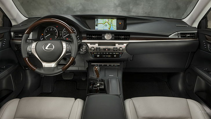 Lexus ES350, car interior, vehicle, HD wallpaper