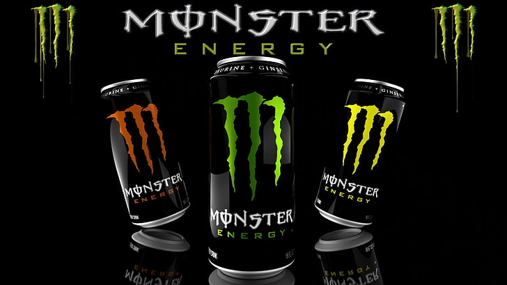  Fondo de pantalla HD Monster Energy hermosas imágenes HD, texto, escritura occidental