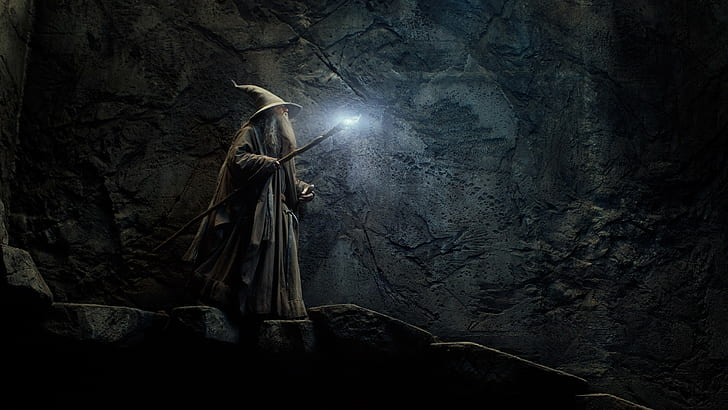 Gandalf, movies, The Lord of the Rings, The Hobbit, The Hobbit: The Desolation of Smaug, HD wallpaper