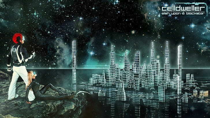 city, Klayton, space, science fiction, Wish Upon a Blackstar