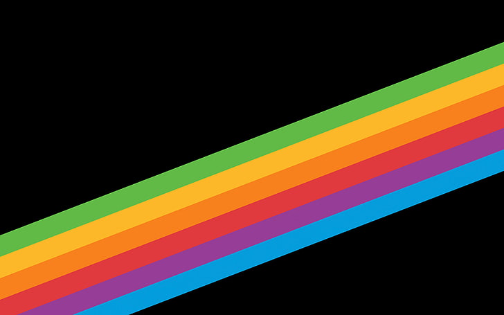 HD wallpaper: Heritage Rainbow Stripe iPhone X iPhone 8 iOS 11 Stock, multi  colored | Wallpaper Flare