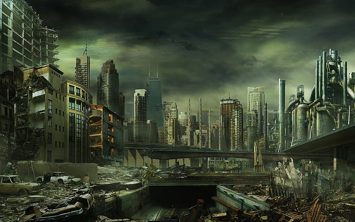 Sci Fi, Post Apocalyptic, Apocalypse, City
