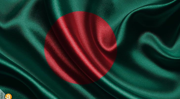 Bangladesh National Flag, flag of Bangladesh, Asia, Others, textile