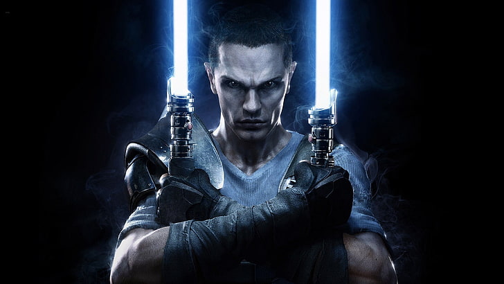 man holding lightsaber wallpaper, Star Wars, starkiller, Star Wars:  The Force Unleashed II