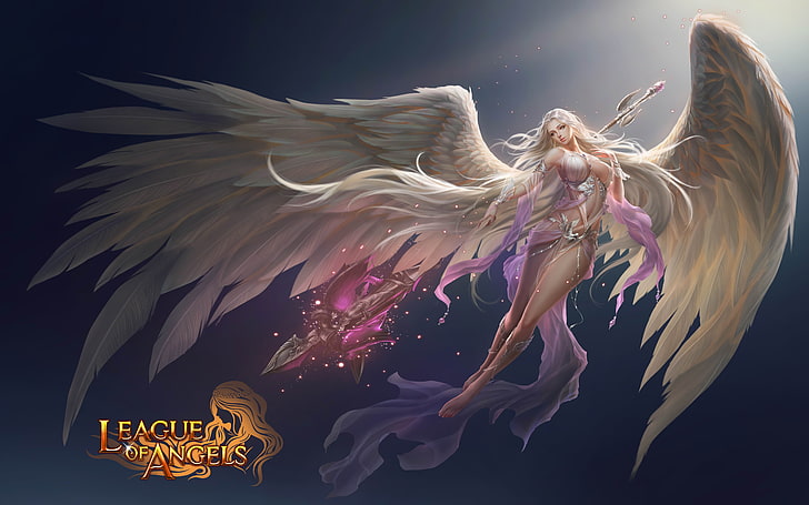 League of Angels Fortuna Beautiful girl video game characters Fantasy Art Hd Wallpaper 5200×3250, HD wallpaper
