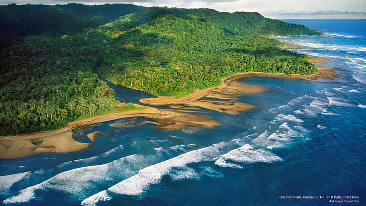 Osa Peninsula, Corcovado National Park, Costa Rica, Nature, HD wallpaper
