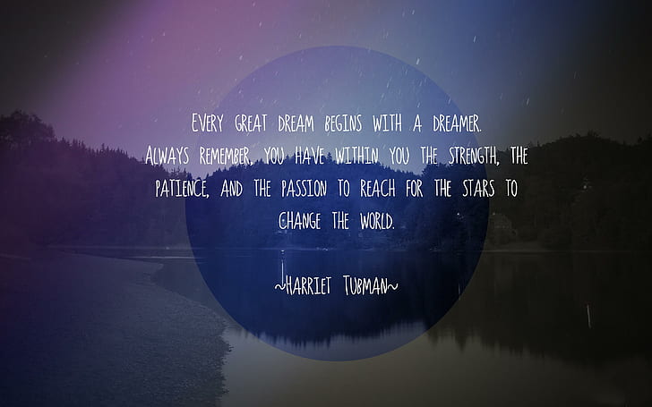 Harriet Tubman, quotation text, quotes, 2880x1800, dream, quotes worded, HD wallpaper