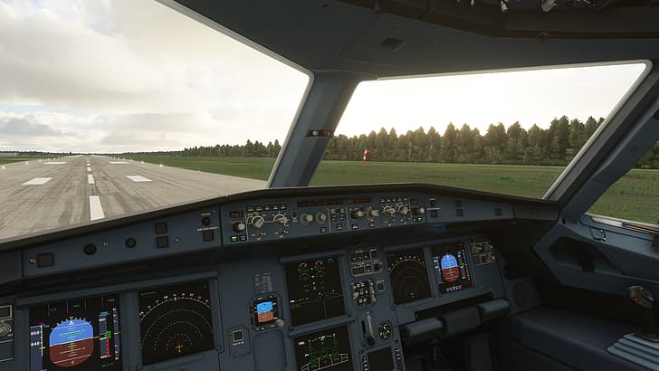 HD wallpaper: Microsoft Flight Simulator 2020, Airbus A320, cockpit,  aircraft | Wallpaper Flare
