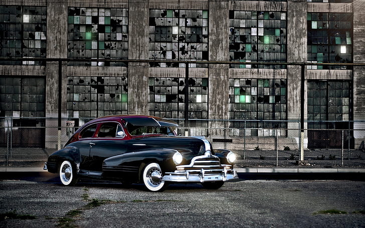 Superb 1947 Pontiac, old pontiac, classic cars, retro cars, vintage cars, HD wallpaper