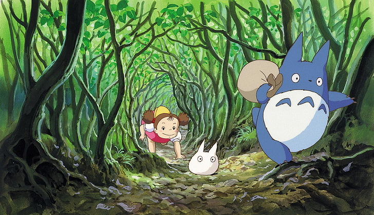My Neighbor Totoro, Movie, Mei Kusakabe, Mini Totoro (My Neighbor Totoro), HD wallpaper