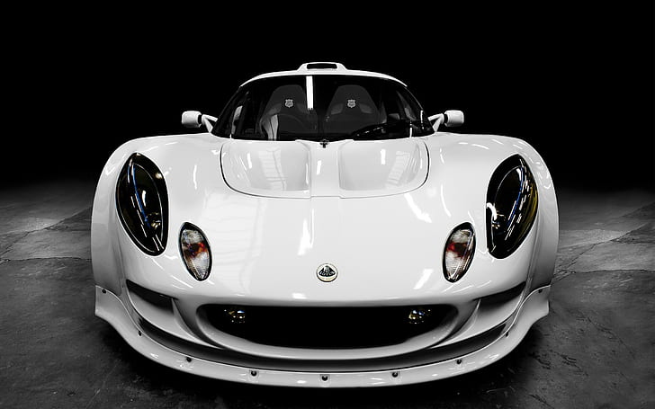 Lotus Exige Extrema by Composite Worx, white sports car, cars