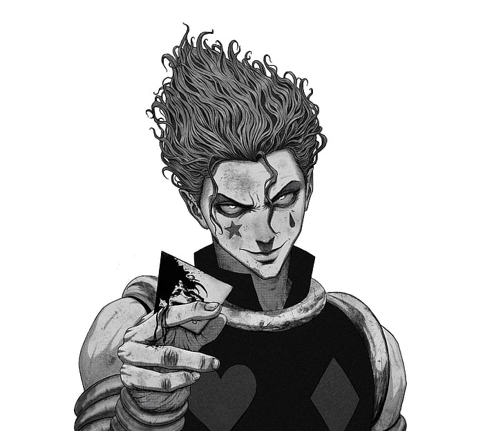 Anime Coloring Pages Hisoka - Coloring and Drawing