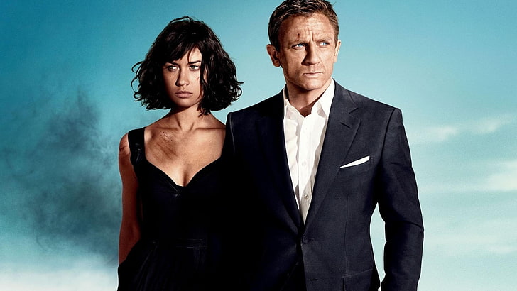movies, James Bond, Daniel Craig, Olga Kurylenko, Quantum of Solace, HD wallpaper