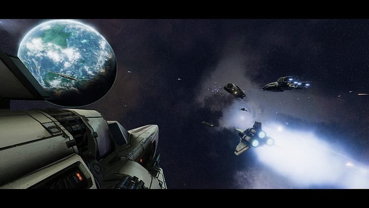 battlestar, Battlestar Galactica, deadlock, space, space battle, HD wallpaper