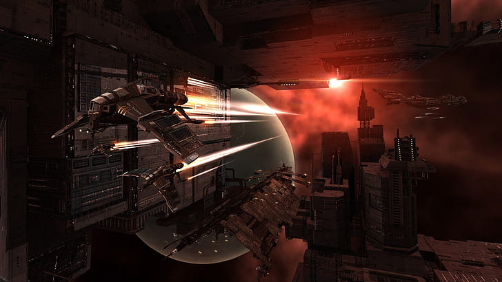 Eve Online Spaceships HD, video games, HD wallpaper