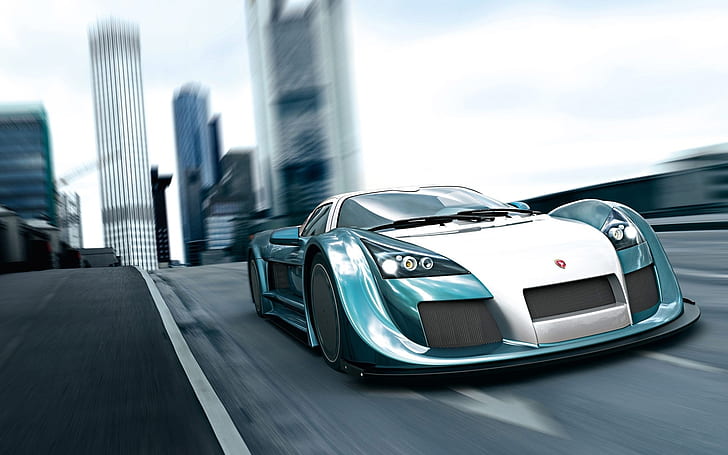 Gumpert Apollo, speed, sports car, front view