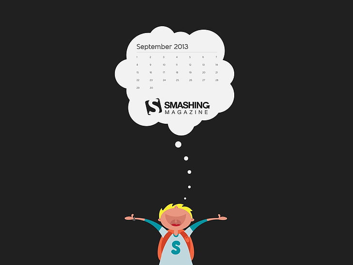 Adventurous Summer Schooling-September 2013 Calend.., Smashing Magazine illustration