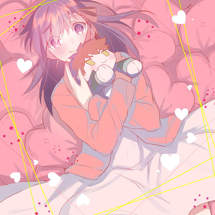 Fate Series, Fate/Stay Night, anime girls, Matou Sakura, Shirou Emiya, HD wallpaper
