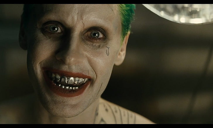 The Joker, Jared Leto, Suicide Squad, portrait, headshot, one person, HD wallpaper