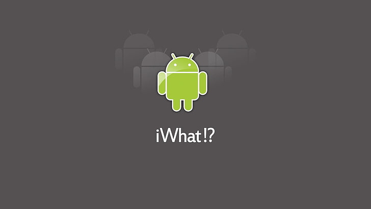 Android icon, technology, Android (operating system), minimalism, HD wallpaper