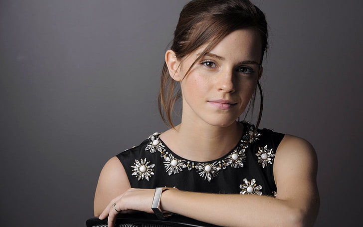 Emma Watson, celebrity, actress, women, portrait, one person, HD wallpaper