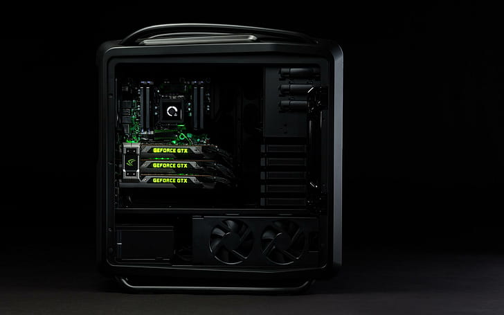 Pc Nvidia Geforce Gtx Titan Black Powerful Stylish Computer High Quality Picture, HD wallpaper