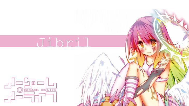No Game No Life, Jibril, anime, anime girls, one person, indoors, HD wallpaper