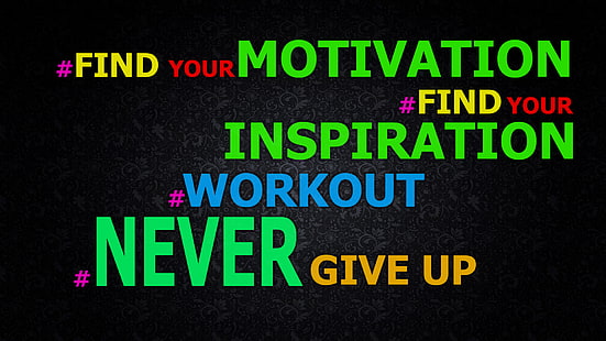HD wallpaper: Exercising, motivational, Never Give Up! | Wallpaper Flare