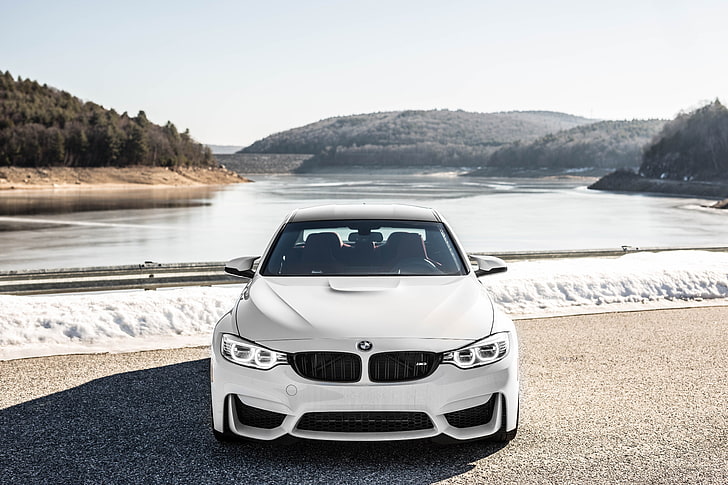 BMW, Front, White, F80