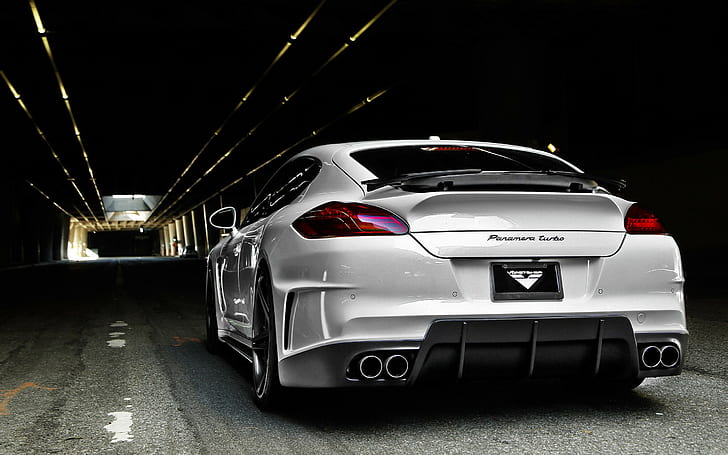 car, Porsche, Porsche Panamera, white cars, HD wallpaper