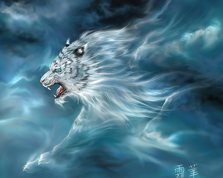 white tiger vs lion