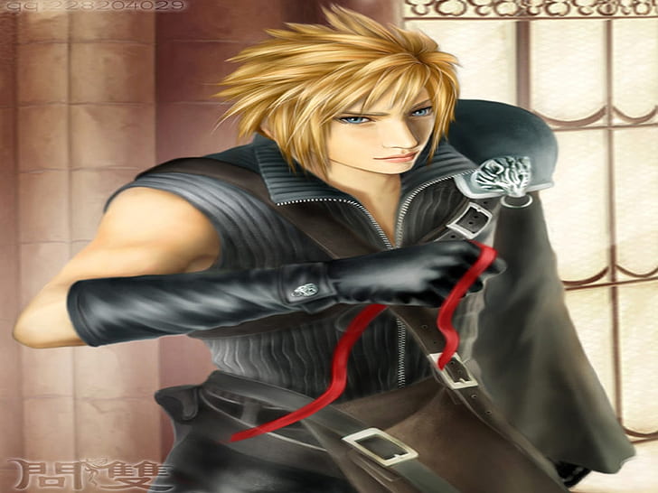 Young Cloud Strife - 1 Coin Only - Digital Art, People & Figures,  Animation, Anime, & Comics, Other Animation, Anime, & Comics - ArtPal