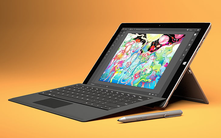 Microsoft Surface pro 42017 Tech Wallpaper, technology, wireless technology