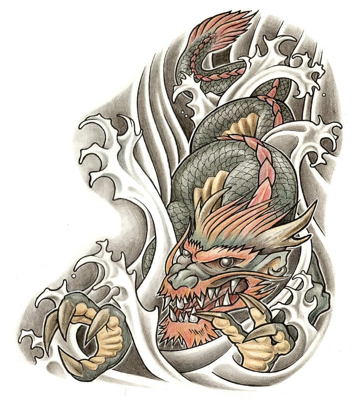 HD wallpaper: dragons 2886x3276 Art Tattoos HD Art | Wallpaper Flare